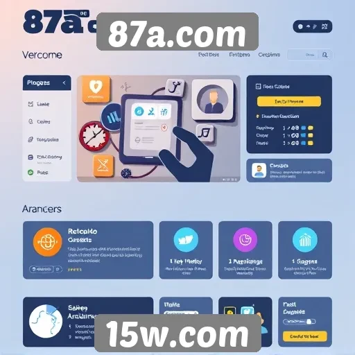 Análise da interface do usuário do 87a.com